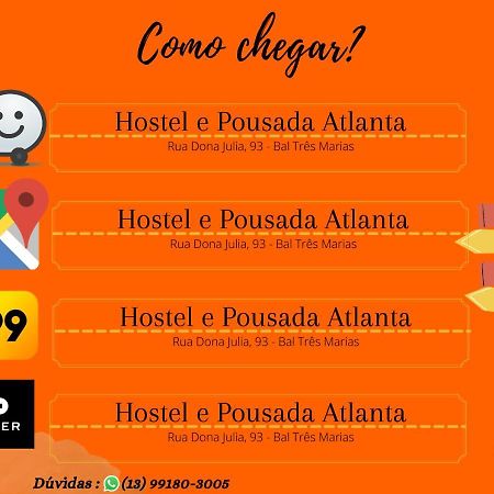 Hostel & Pousada Atlanta Peruíbe Kültér fotó
