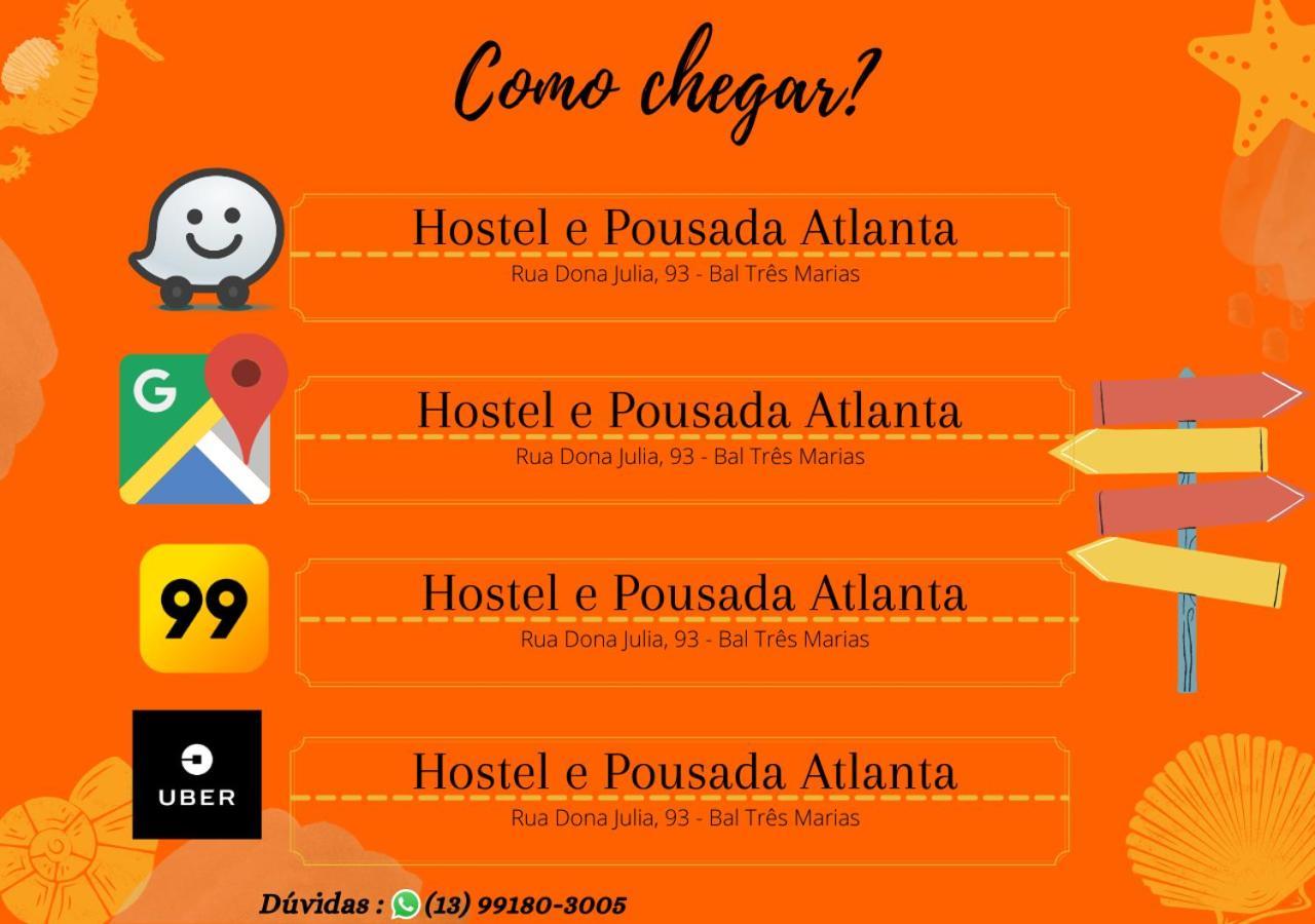 Hostel & Pousada Atlanta Peruíbe Kültér fotó